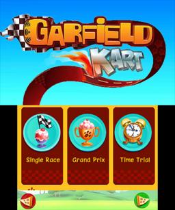 Garfield Kart Title Screen